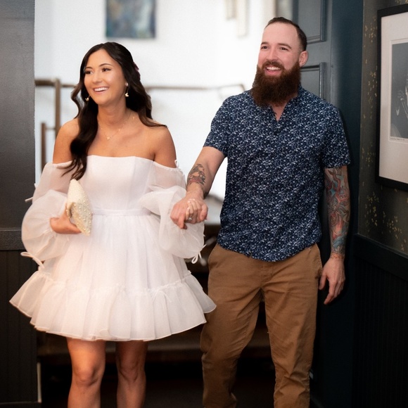 Little White Dress *Custom Made* - Picture 1 of 3